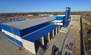 Hala do produkcji kostki i płyt brukowych Malbork